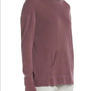 Long sleeve top with hood